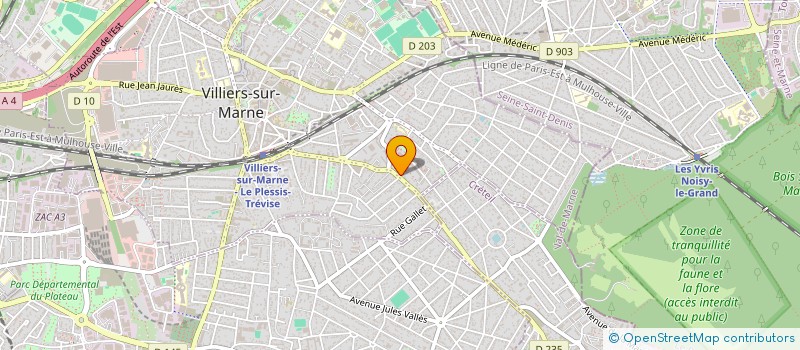 localisation de l'entreprise CAPBLOTZHEIM  VILLIERS-SUR-MARNE