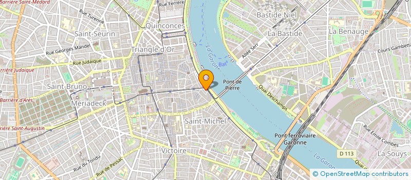 localisation de l'entreprise CAPBORRUT  BORDEAUX