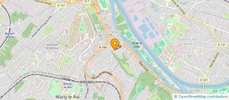 localisation de l'entreprise CAPC  LE PORT-MARLY