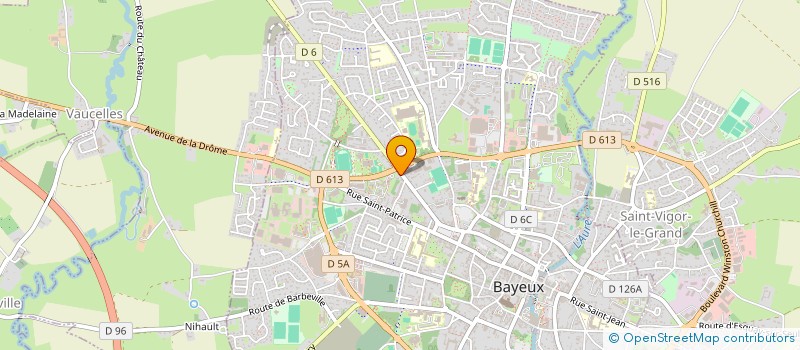 localisation de l'entreprise CAPCAMA  BAYEUX