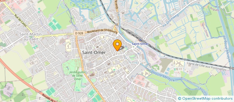 localisation de l'entreprise CAPCAND  SAINT-OMER