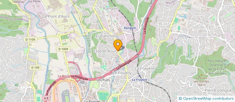 localisation de l'entreprise CAPCARBU à LE CANNET