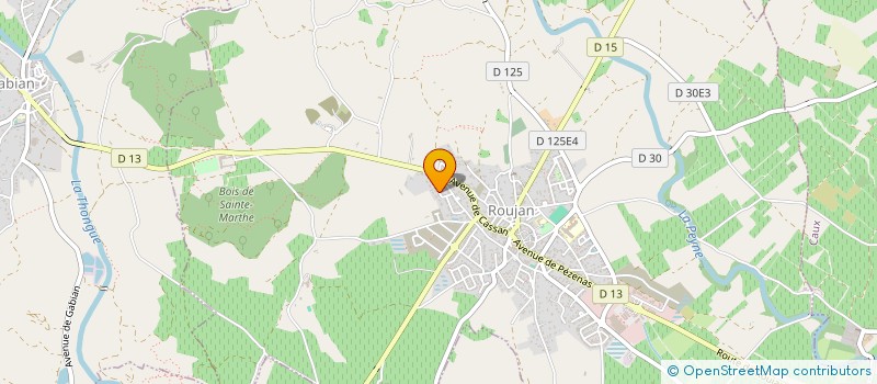 localisation de l'entreprise CAPCAROUX AMENAGEMENT  ROUJAN