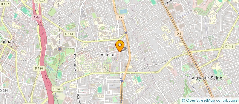localisation de l'entreprise CAPCEL à VILLEJUIF