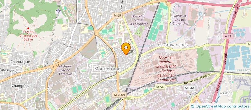 localisation de l'entreprise CAPCEM NOIRMOUTIER  CLERMONT-FERRAND