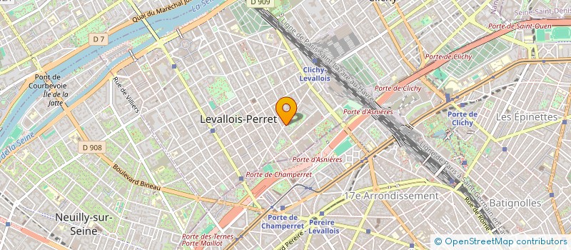 localisation de l'entreprise CAPCHINESE à LEVALLOIS-PERRET