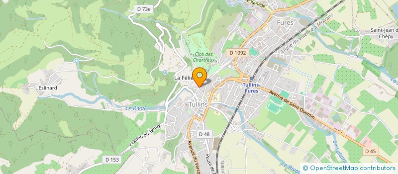 localisation de l'entreprise CAPCHO à TULLINS