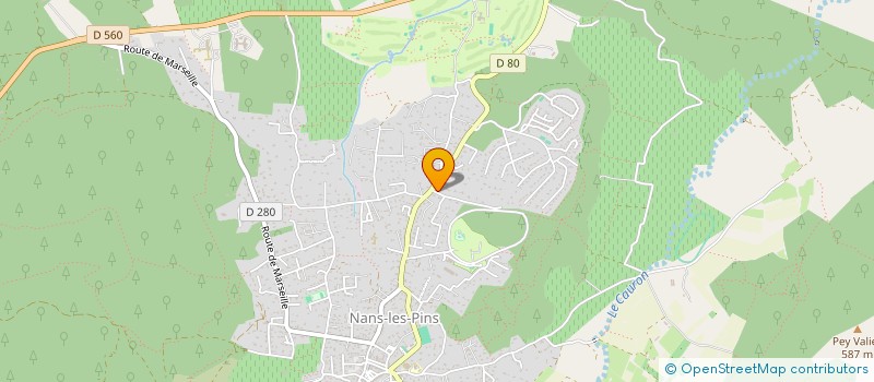 localisation de l'entreprise CAPCHRY  NANS-LES-PINS