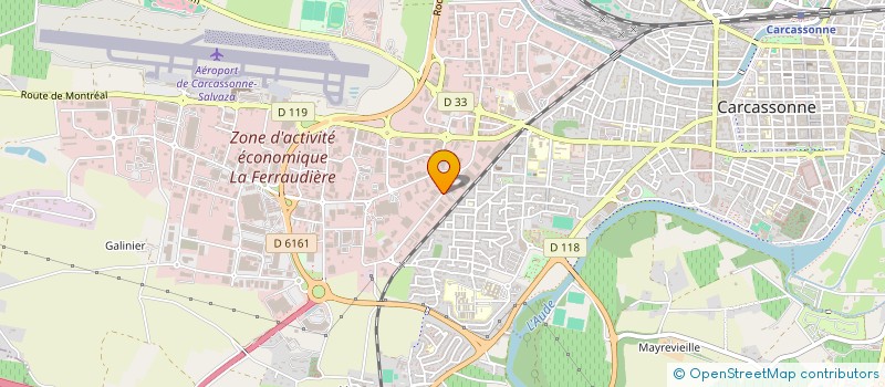 localisation de l'entreprise CAPCIR  CARCASSONNE