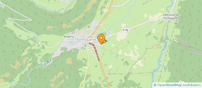 localisation de l'entreprise CAPCIR INVEST  FORMIGUERES