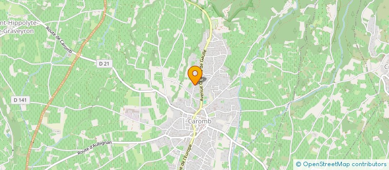 localisation de l'entreprise CAPCO  CAROMB