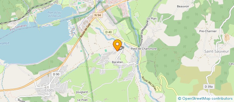 localisation de l'entreprise CAPCO SERVICES  BARATIER