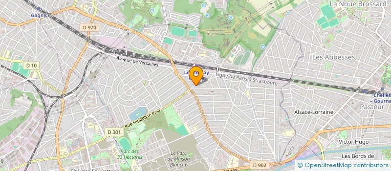 localisation de l'entreprise CAPCOD  GAGNY