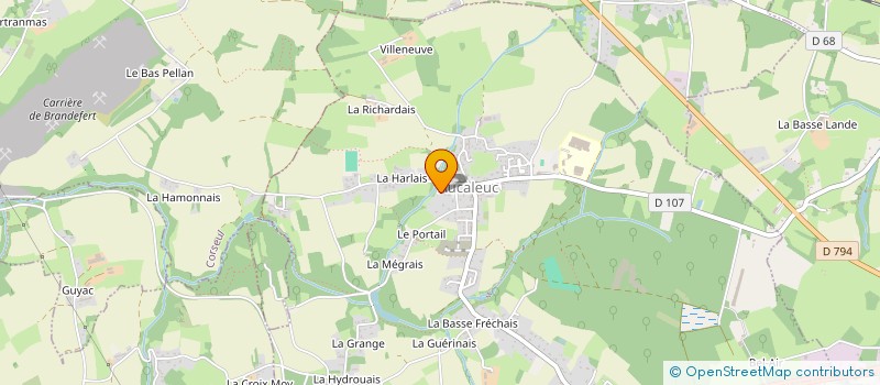 localisation de l'entreprise CAPCODE-1  AUCALEUC