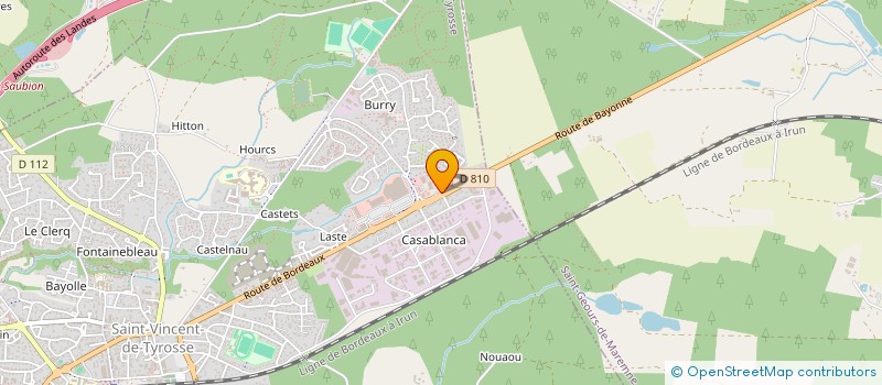 localisation de l'entreprise CAPCONTROLE  SAUBION