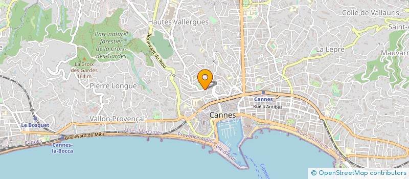 localisation de l'entreprise CAPCREA à CANNES