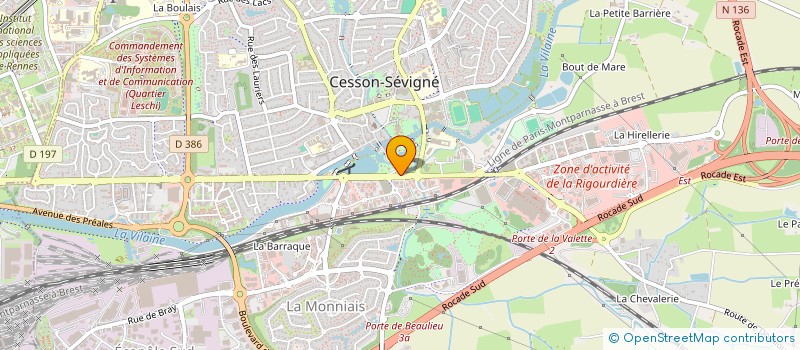 localisation de l'entreprise CAPD à CESSON-SEVIGNE