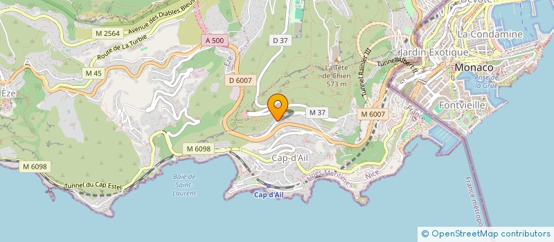 localisation de l'entreprise CAPD'AIL MEDITERRANEE à CAP-D'AIL