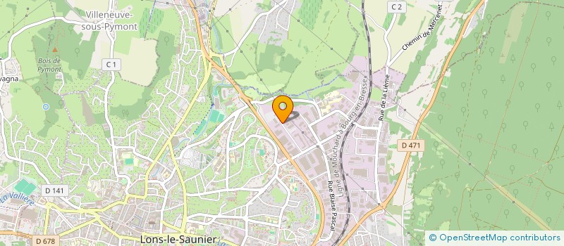 localisation de l'entreprise CAPDA LONS à LONS-LE-SAUNIER