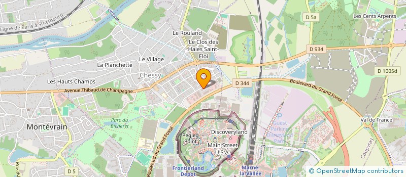 localisation de l'entreprise CAPDANSE  CHESSY