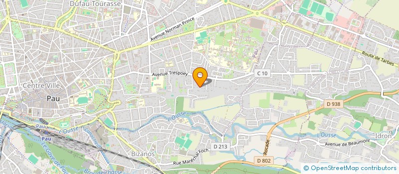 localisation de l'entreprise CAPDE à PAU