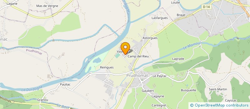 localisation de l'entreprise CAPDEMAR  GAGNAC SUR CERE