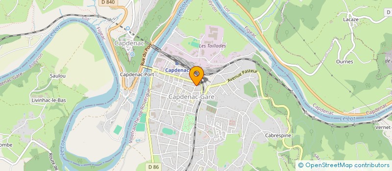 localisation de l'entreprise CAPDEMILCOUPE à CAPDENAC-GARE