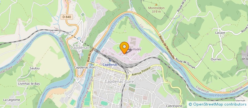 localisation de l'entreprise CAPDENACOISE D'ABATTAGE ET DE PRESTATIONS DE SERVICES à CAPDENAC-GARE