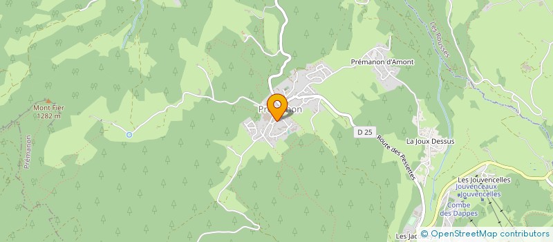localisation de l'entreprise CAPDET à PREMANON