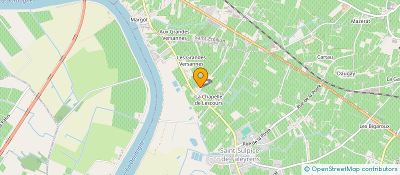 localisation de l'entreprise CAPDEVIELLE & GINTER  SAINT-SULPICE-DE-FALEYRENS