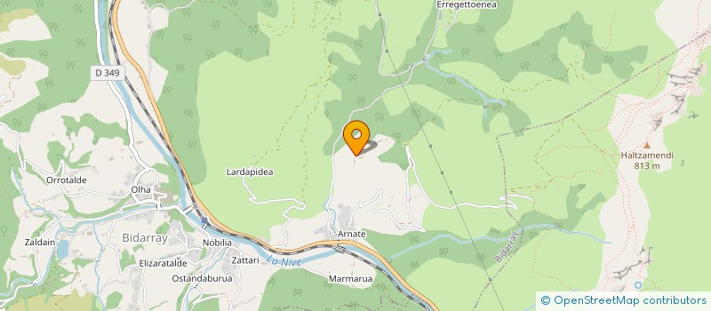 localisation de l'entreprise CAPDEVIELLE INVEST à IRISSARRY