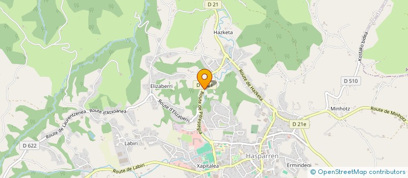 localisation de l'entreprise CAPDEVILLE ET FILS à HASPARREN