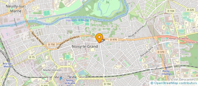 localisation de l'entreprise CAPDIAG  NOISY-LE-GRAND