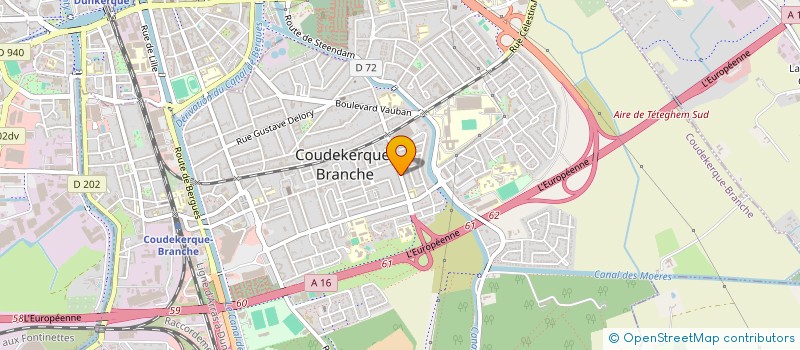 localisation de l'entreprise CAPDUNE à COUDEKERQUE-BRANCHE