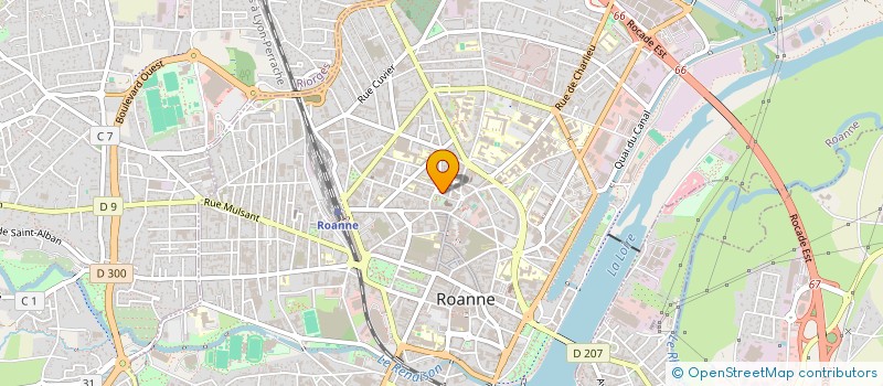 localisation de l'entreprise CAPE  ROANNE