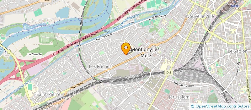 localisation de l'entreprise CAPE à MONTIGNY-LES-METZ