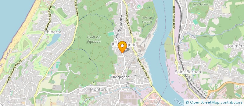 localisation de l'entreprise CAPE  ANGLET