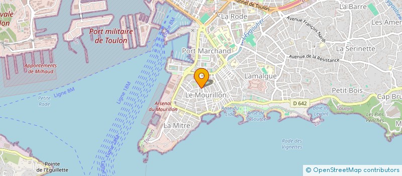 localisation de l'entreprise CAPE BROWN  TOULON