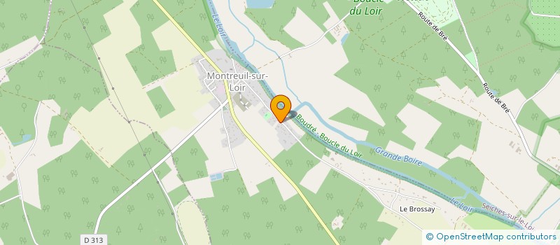 localisation de l'entreprise CAPE COD  MONTREUIL-SUR-LOIR