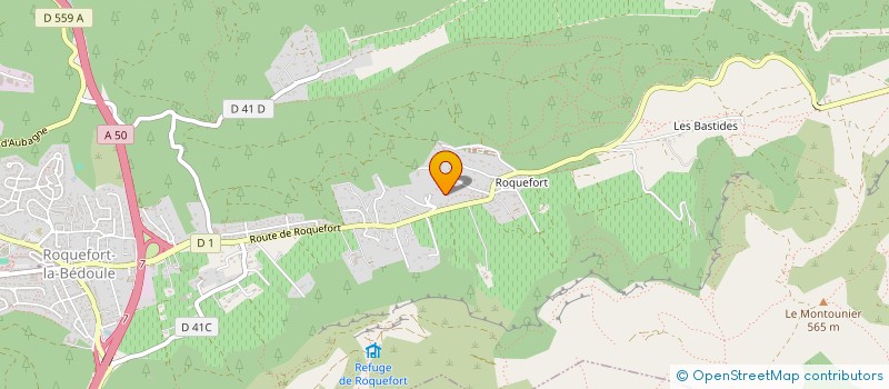 localisation de l'entreprise CAPE COURTAGE  ROQUEFORT-LA-BEDOULE