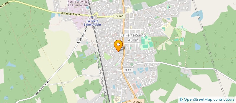 localisation de l'entreprise CAPE ENERGIE  LA FERTE-SAINT-AUBIN