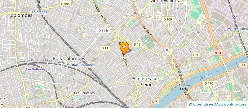 localisation de l'entreprise CAPE EQUITY  ASNIERES-SUR-SEINE