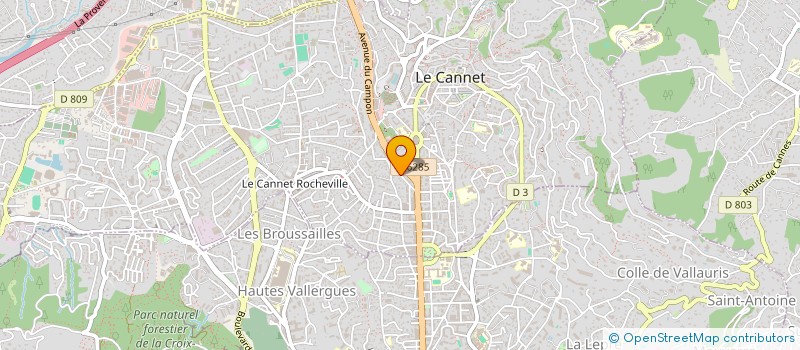 localisation de l'entreprise CAPE EXPERT à LE CANNET