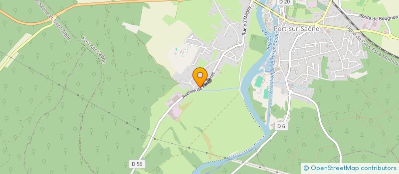 localisation de l'entreprise CAPE HOLDING IMMOBILIER  PORT-SUR-SAONE