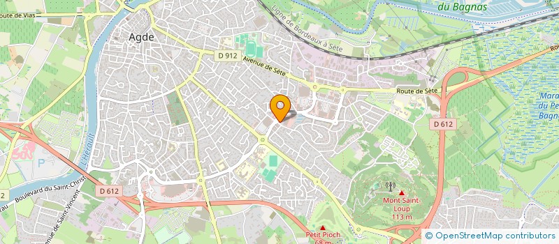 localisation de l'entreprise CAPE SNC à AGDE