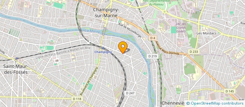 localisation de l'entreprise CAPE2M à SAINT-MAUR-DES-FOSSES