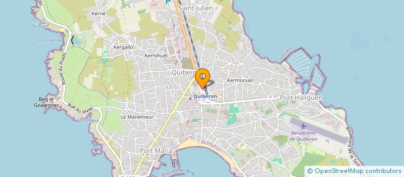 localisation de l'entreprise CAPEA à QUIBERON