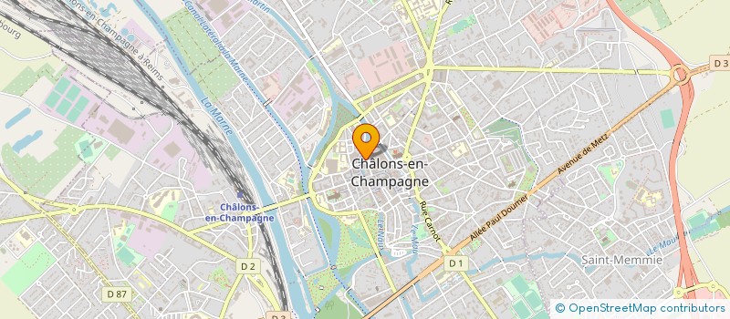 localisation de l'entreprise CAPEB CHAMPAGNE ARDENNE  CHALONS-EN-CHAMPAGNE