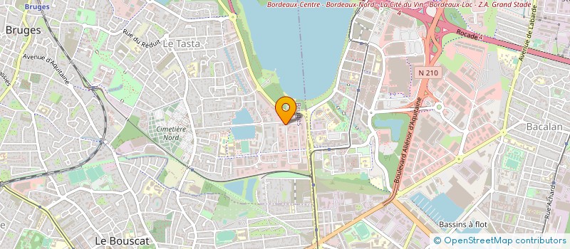 localisation de l'entreprise CAPEB NOUVELLE AQUITAINE  BRUGES