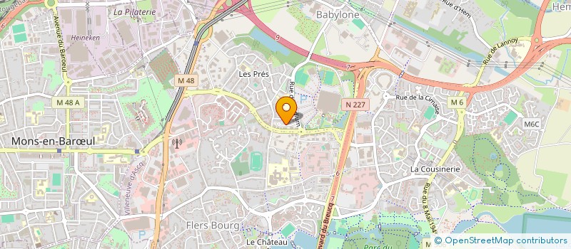 localisation de l'entreprise CAPEB REGIONALE NORD PAS DE CALAIS  VILLENEUVE-D'ASCQ